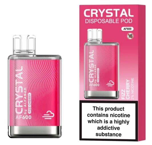 5 x Alfa Crystal Fizz Cherry - Disposable Vapes | Enjoy Dokha